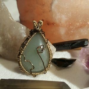 Healing Stones and Crystals, Hand Weaved By Me,